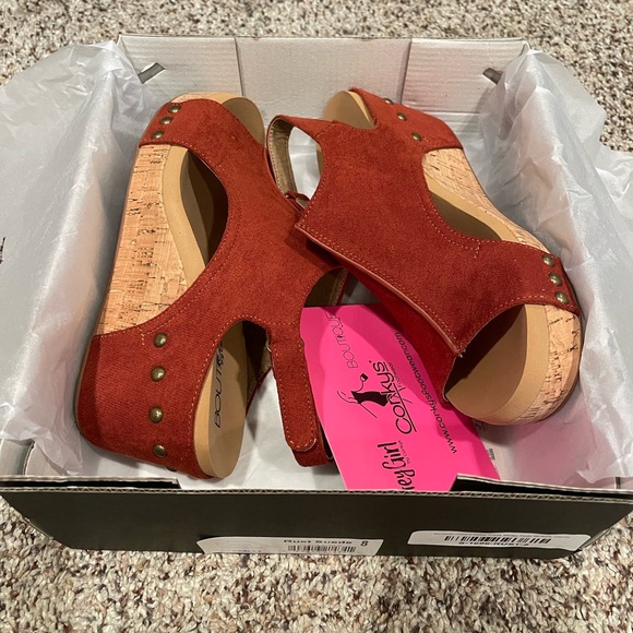 Corkys Carly wedges size 8 - Picture 1 of 6
